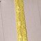 2 Yards Bright Yellow Stretch Lace Trim 7/8" Floral Elastic Ribbon for Lingerie Sewing & Crafts